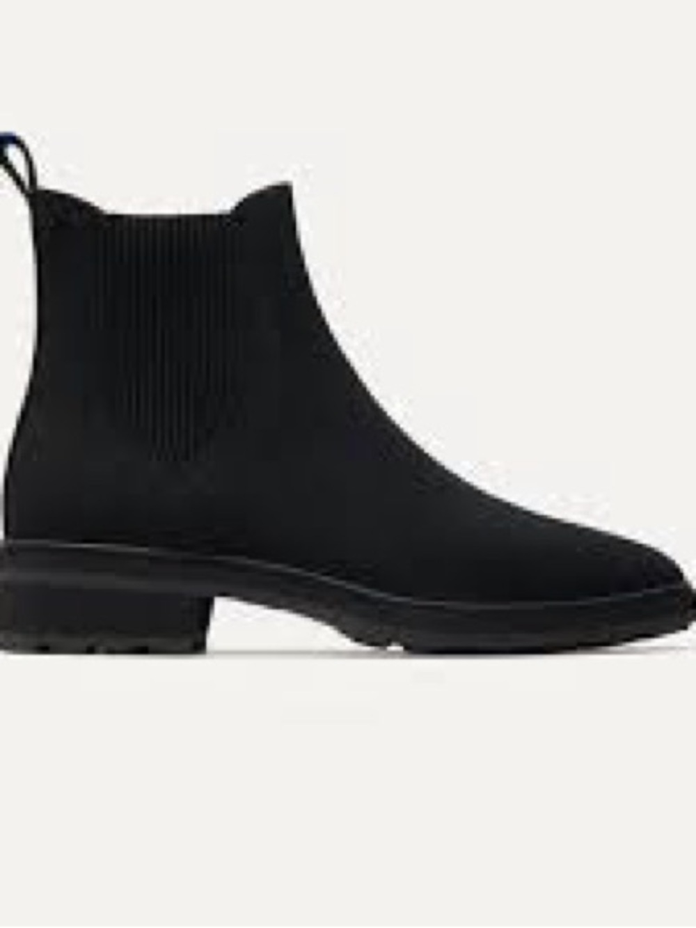 Rothy’s “The Lug Boot” Onyx Black Water Resistant Boots Sz-8.5